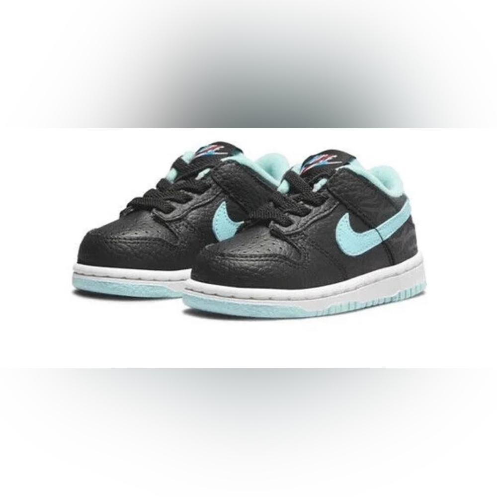 Nike Dunk Low SE TDV Barber Shop Black Blue Toddler